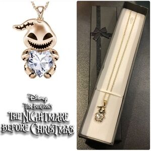 The Nightmare Before Christmas ‘Oogie Boogie’ Boogeyman Heart Charm Necklace
